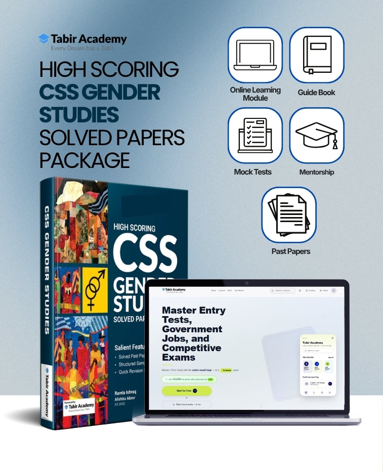 High Scoring CSS Gender Studies Solved Papers Package