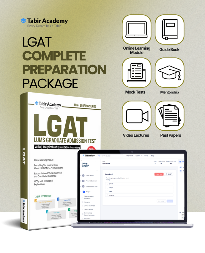 Master the LGAT (LUMS Graduate Admission Test) – Shop Tabir