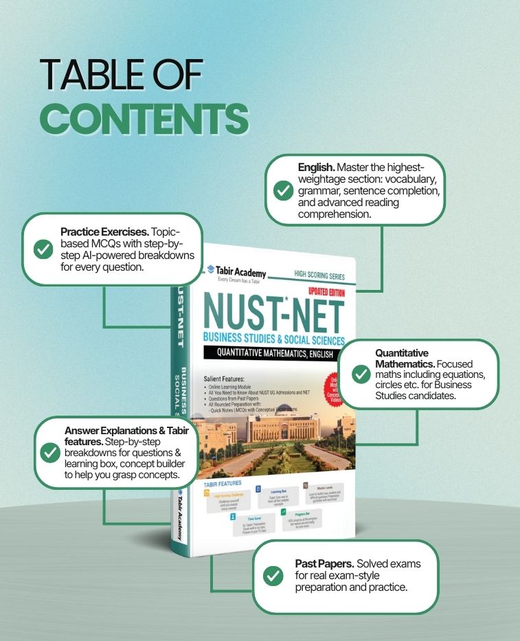 Master the NUST NET (Business Studies & Social Sciences)