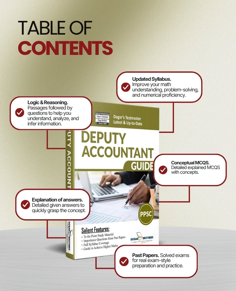 PPSC Deputy Accountant Recruitment Guide Package