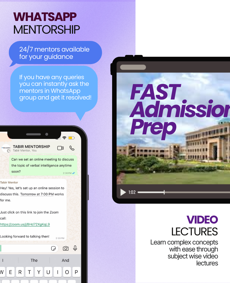 FAST BBA- BS (AF) Entry Test Guide Package