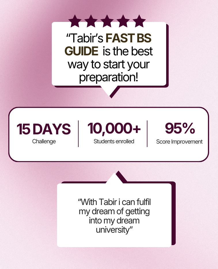 FAST NUCES- BS (CS/Engineering) Entry Test Guide Package
