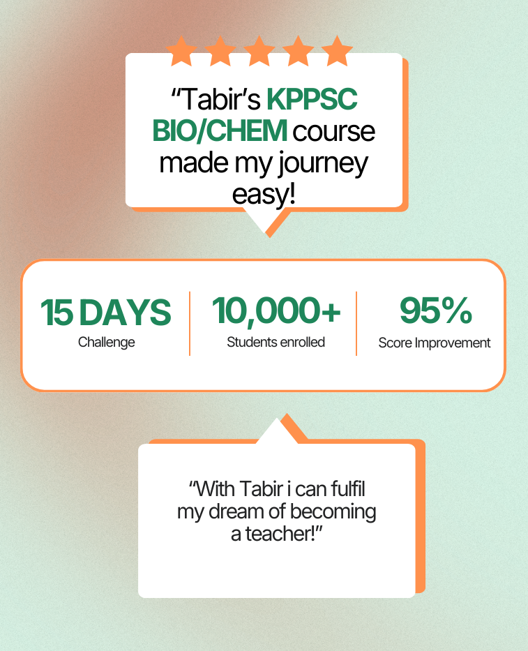 KPPSC Secondary School Teacher(SST) Biology/Chemistry Guide Package