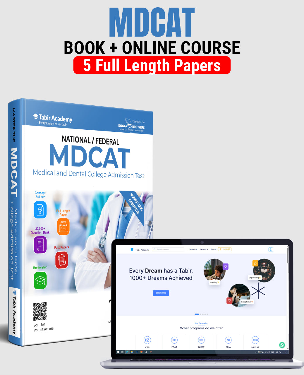 Complete MDCAT Preparation Package | Book + Course + FLPs