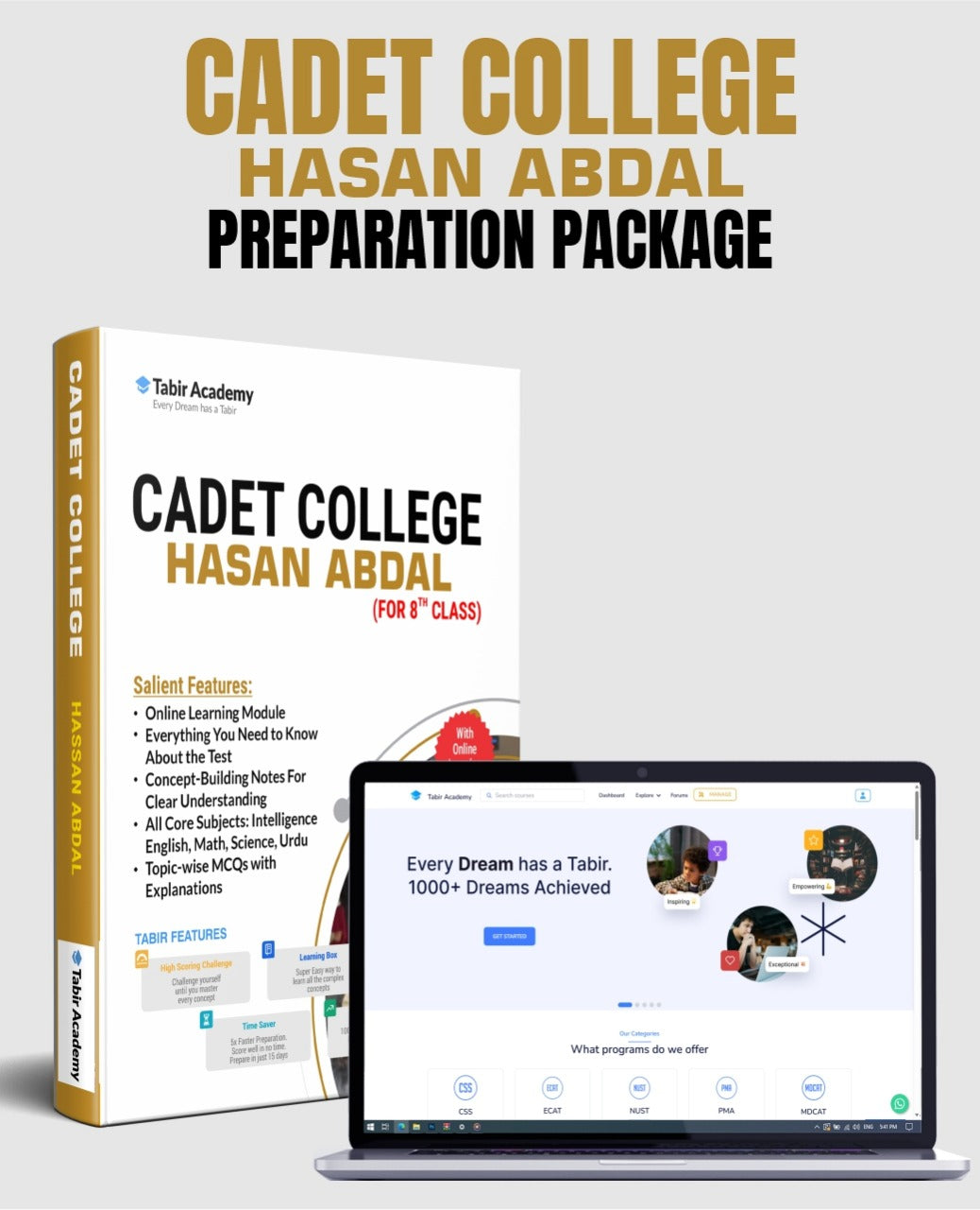 Cadet College Hasan Abdal Guide Package (for 8th Class)