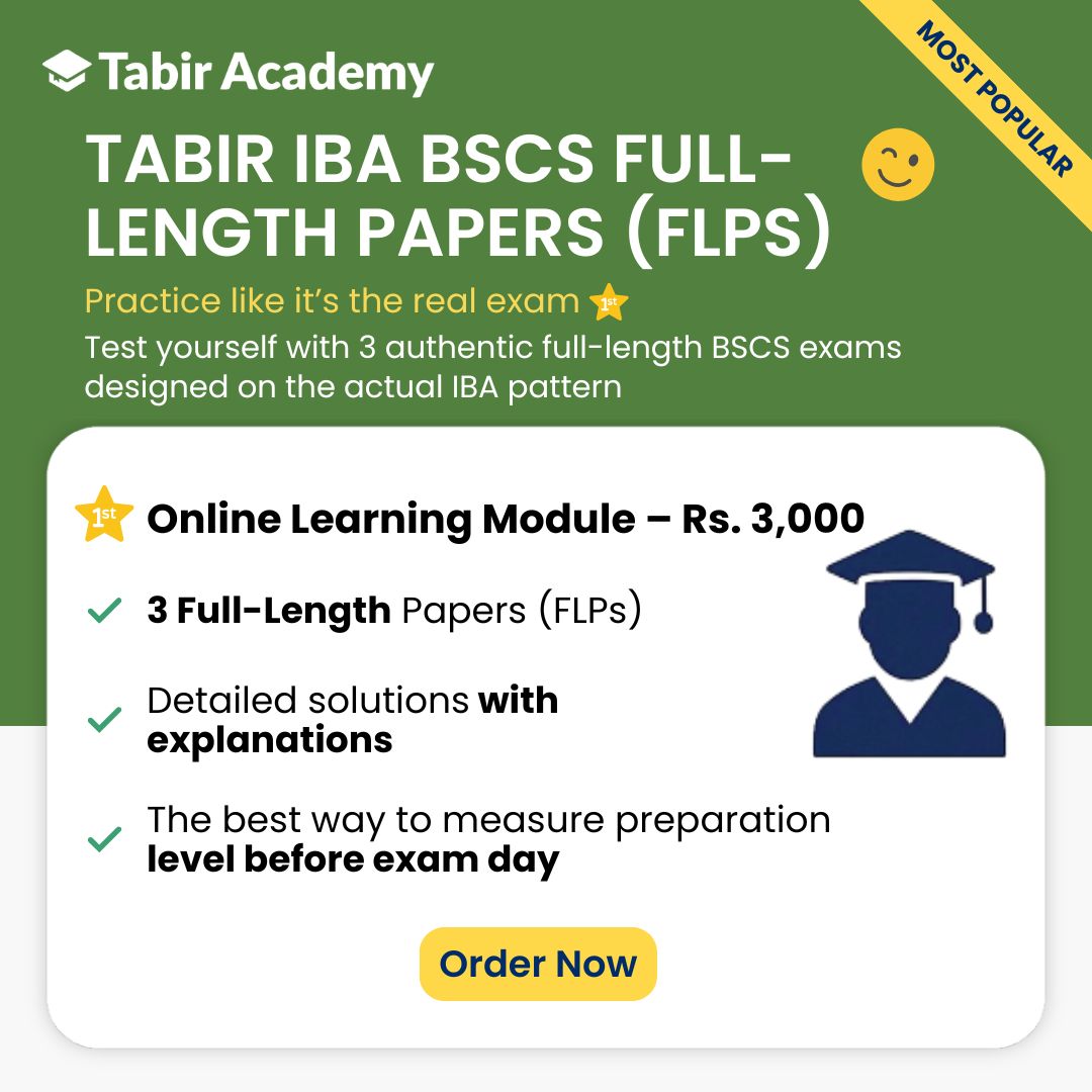 IBA BSCS Full-Length Papers (FLPs)