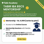 IBA BSCS Mentorship