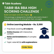 IBA BBA High Scoring Challenge