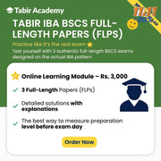 IBA BSCS Full-Length Papers (FLPs)