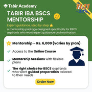 IBA BSCS Mentorship