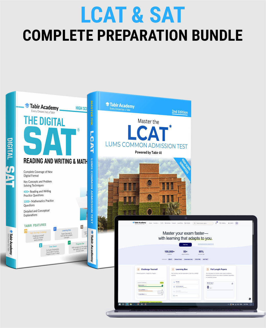 LCAT & SAT Complete Preparation Bundle