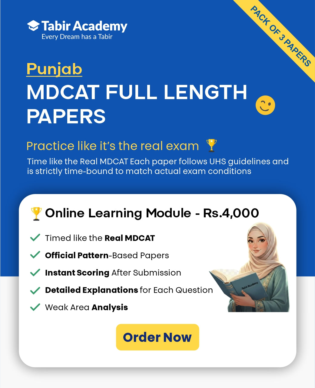 MDCAT Full Length Papers - Punjab