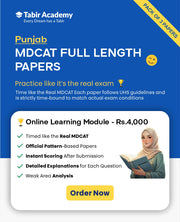MDCAT Full Length Papers - Punjab