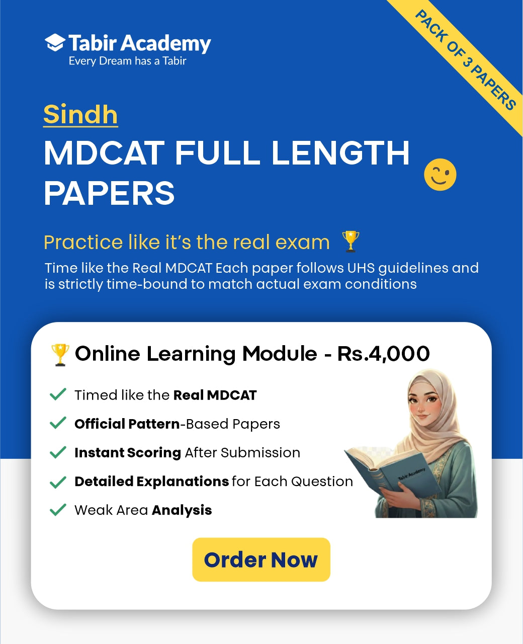 MDCAT Full Length Papers - Sindh