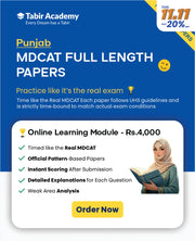 MDCAT Full Length Papers - Punjab