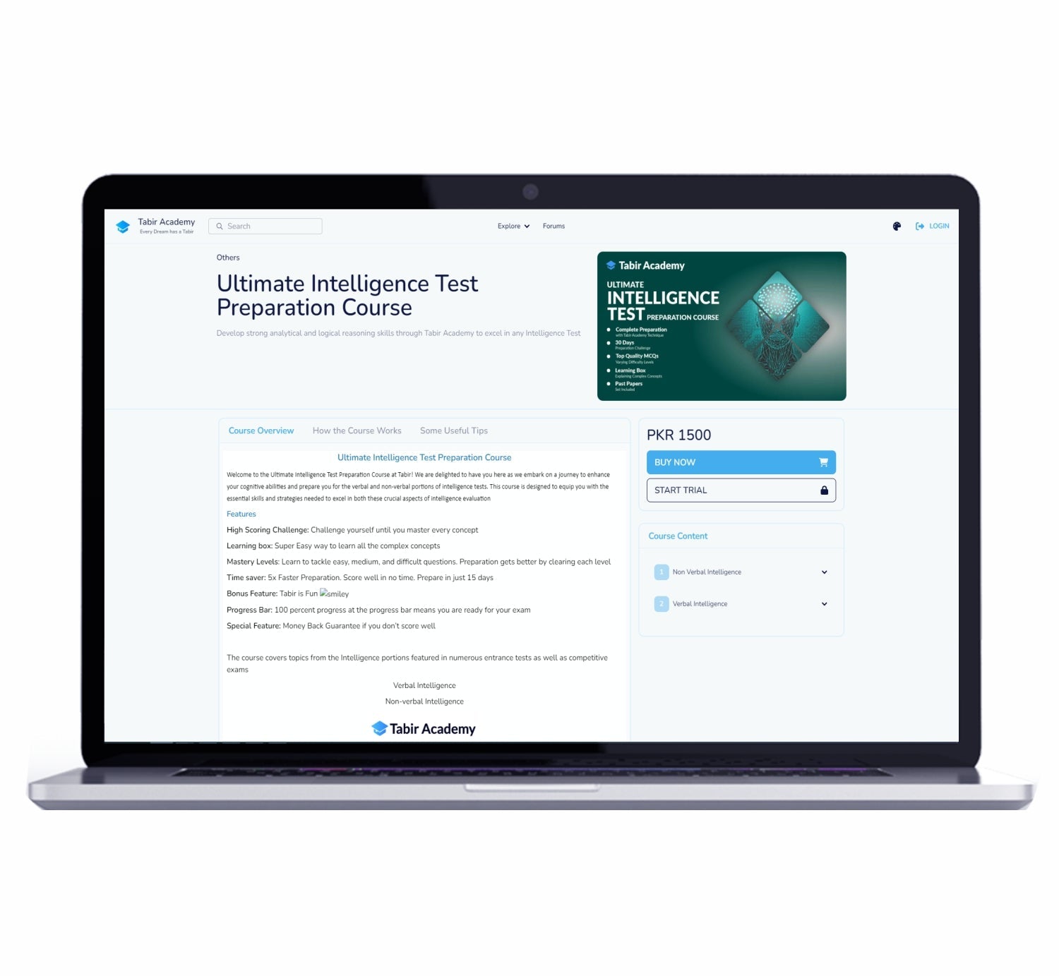 Ultimate Intelligence Test Preparation Course