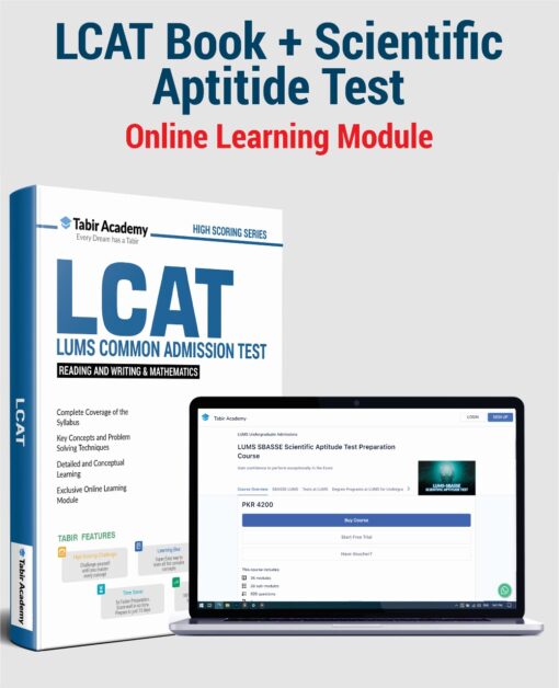 LCAT Guide + Scientific Aptitude Test Preparation Course Package