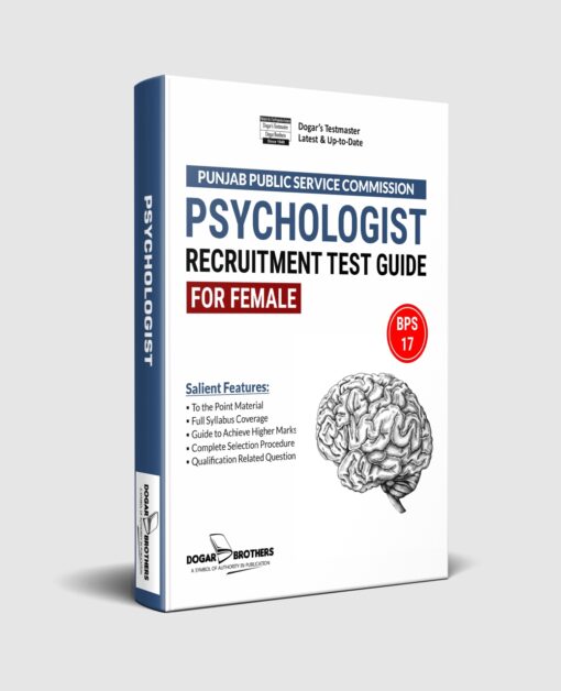 PPSC Psychologist (BPS-17) For Female Recruitment Test Guide