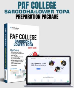 PAF College Sargodha/Lower Topa Guide Package (for 8th Class)