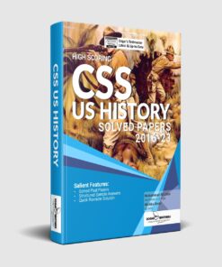 High Scoring CSS US History Solved Papers Guide Package