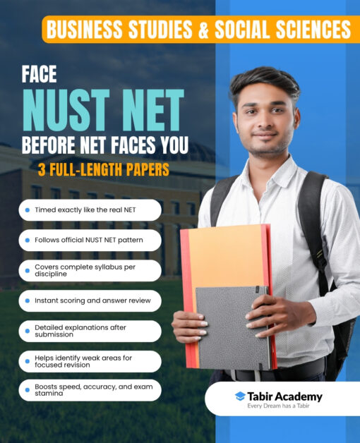 NUST NET Full Length Papers - Business Studies and Social Sciences